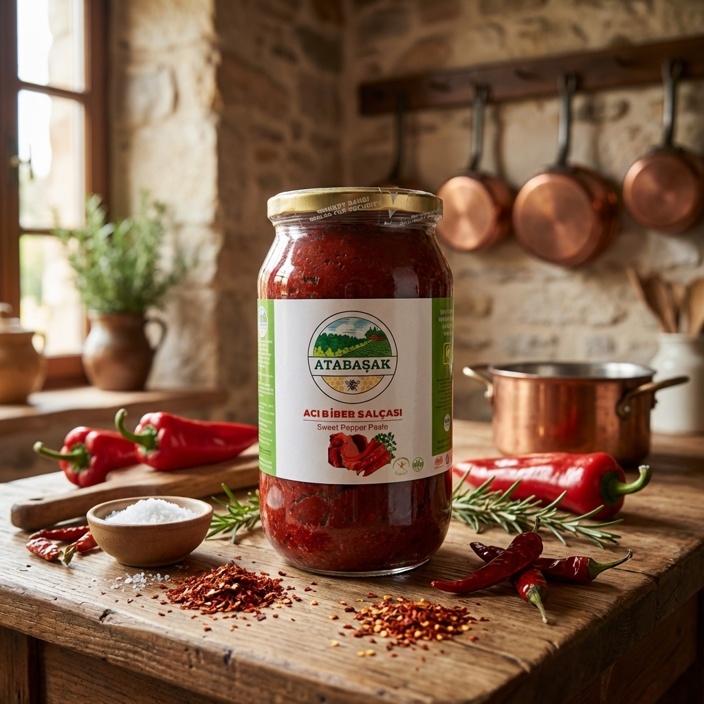 Acı Samandağ Biber Salçası