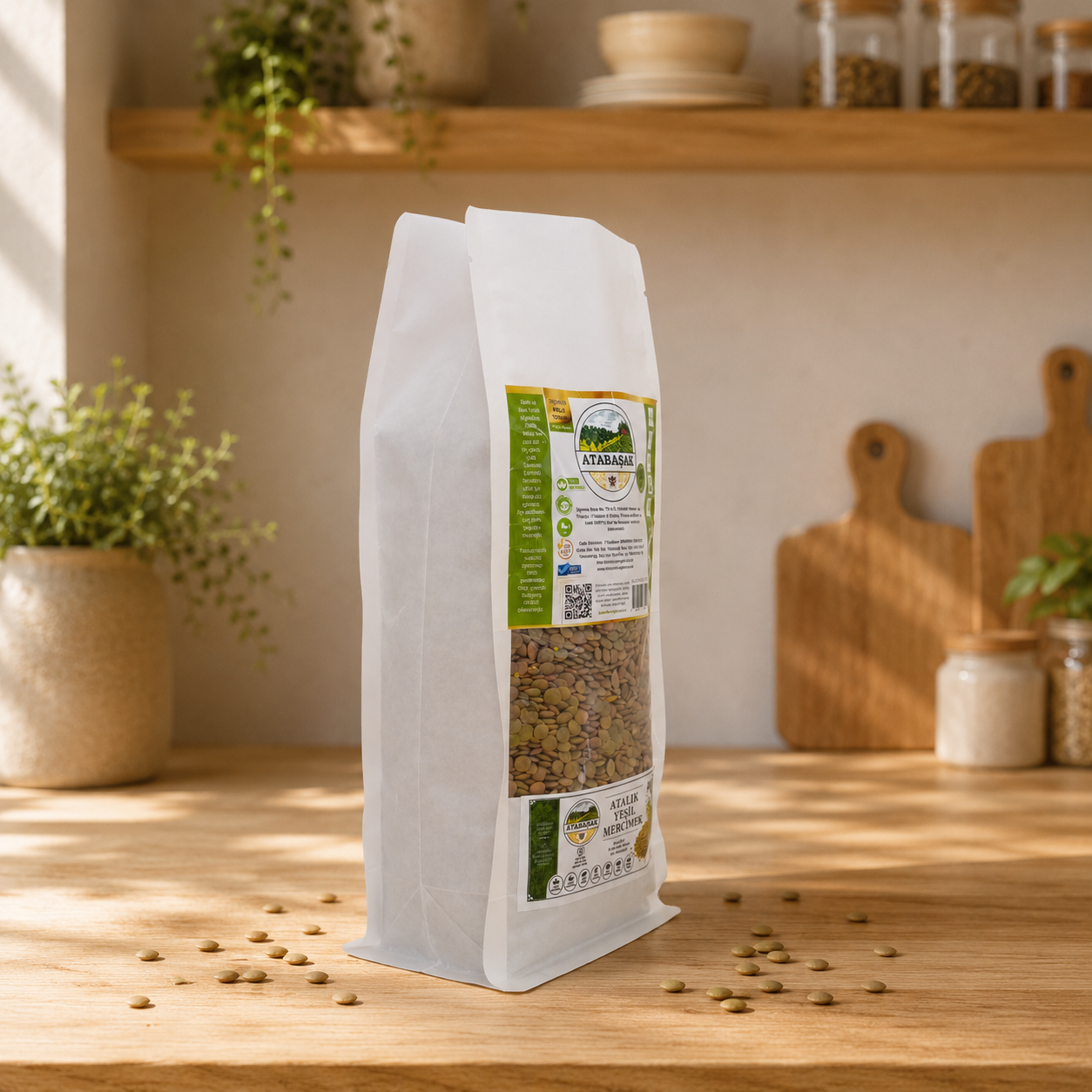 BioFresh Organics Atalık Tohum Yeşil Mercimek