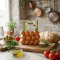 BioFresh Organics baharatlı sürk peyniri top formu – Samandağ usulü geleneksel yöresel peynir