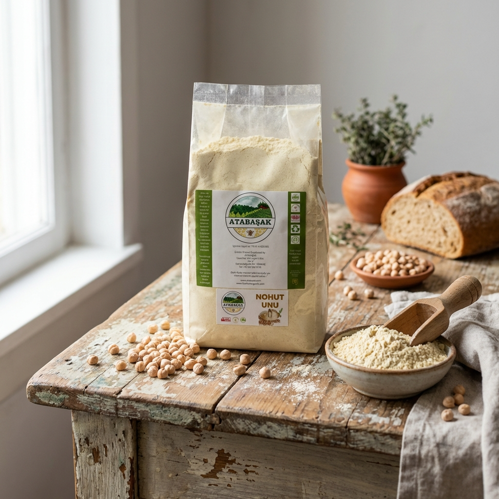 BioFresh Organics doğal glütensiz nohut unu – katkısız taze öğütülmüş nohut unu
