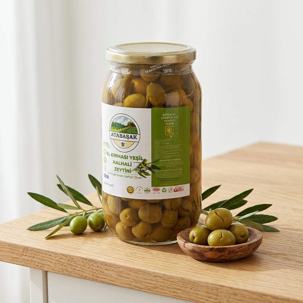 El Kırması Halhali Yeşil Zeytin