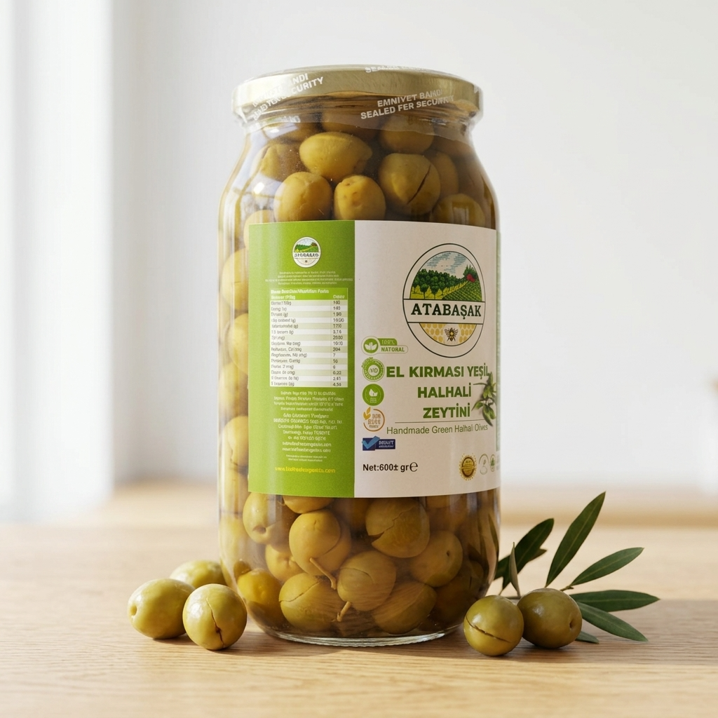El Kırması Halhali Yeşil Zeytin