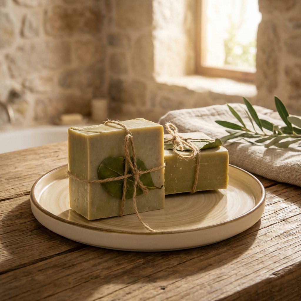 Doğal Zeytinyağlı Defne Gar Sabunu