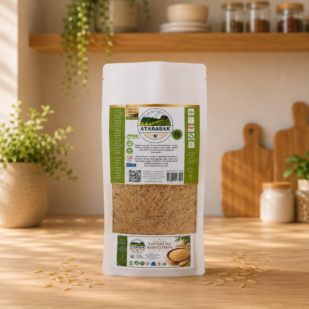 BioFresh Organics Kahverengi Basmati Pirinci