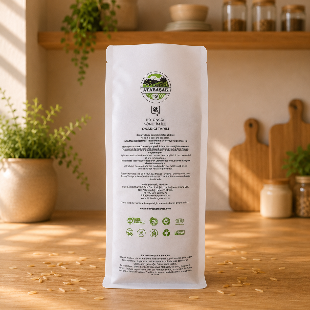 BioFresh Organics Kahverengi Basmati Pirinci