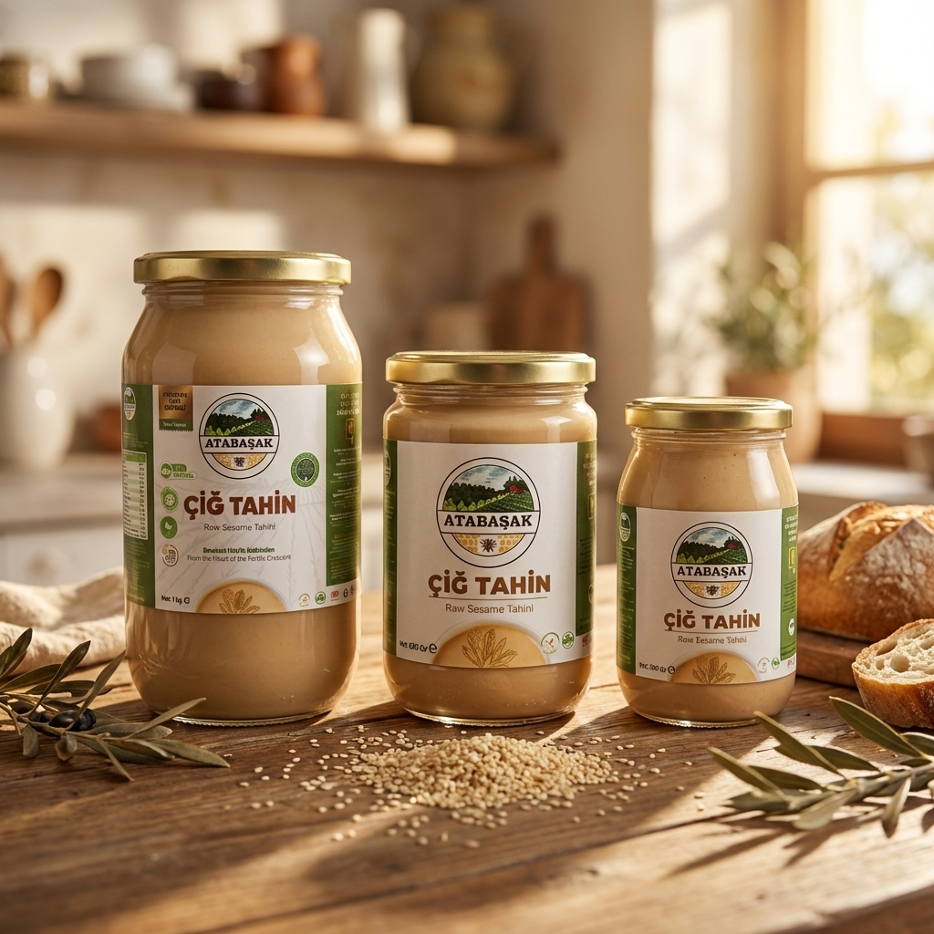 BioFresh Organics Özberk tam kepekli çiğ susam tahini – taş değirmende soğuk sıkım katkısız kepekli tahin