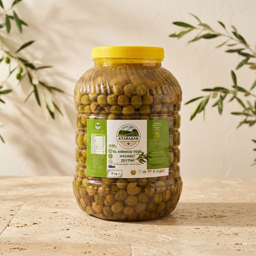 El Kırması Halhali Yeşil Zeytin