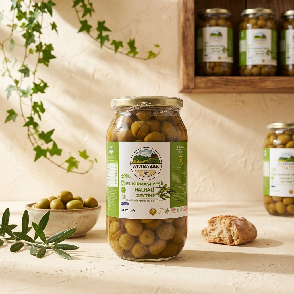 El Kırması Halhali Yeşil Zeytin