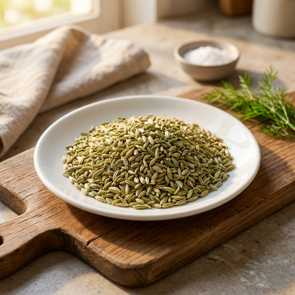 BioFresh Organics doğal rezene tohumu – kimyasal işlem görmemiş, taze aromalı şifalı bitki.