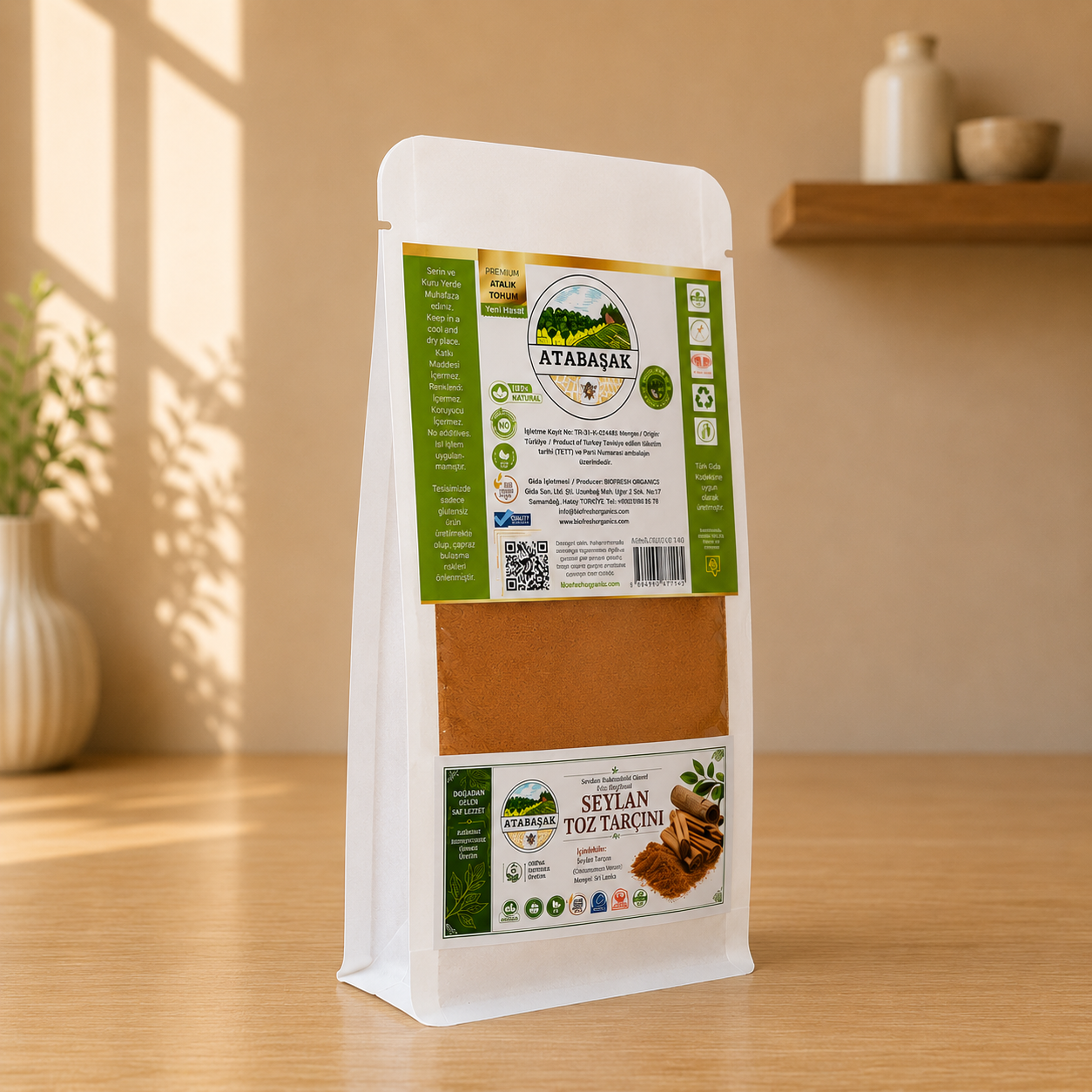 BioFresh Organics Seylan (Seylon) Toz Tarçın