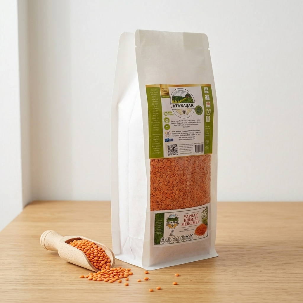 BioFresh Organics yaprak kırmızı mercimek – doğal kurutulmuş katkısız heirloom kırmızı mercimek