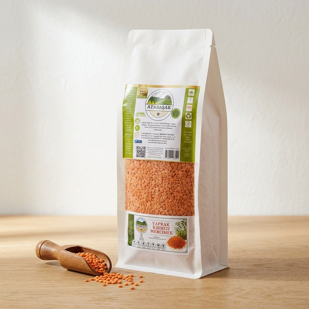 BioFresh Organics yaprak kırmızı mercimek – doğal kurutulmuş katkısız heirloom kırmızı mercimek